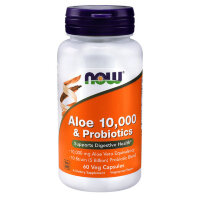 Aloe Vera 10,000 &amp; Probiotics, 60 caps.