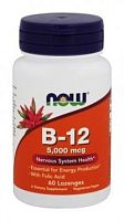 Vitamin B12 5,000 mcg + FOLIC ACID,  60 loz.