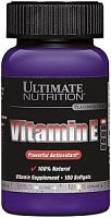 100% Natural Vitamin E  400IU,   100 sofgels.