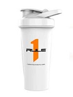 Шейкер RULE1 WHITE,  600 ml.
